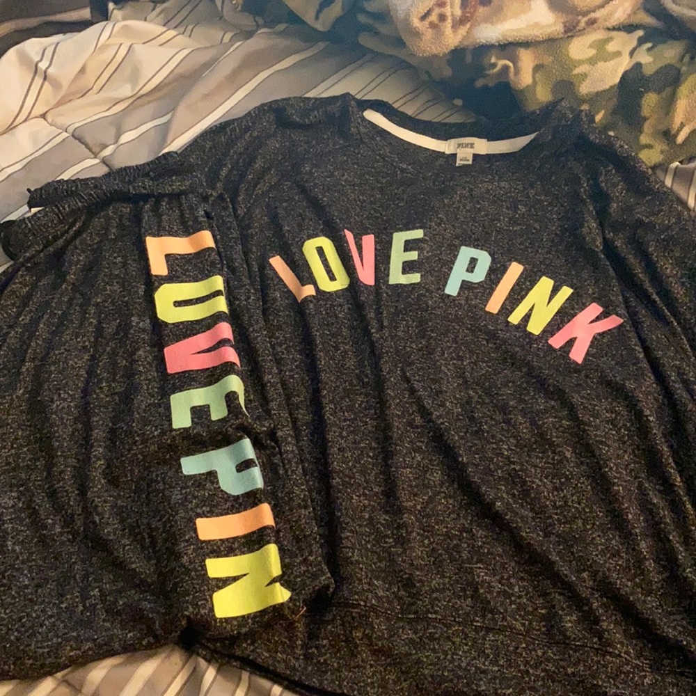 Pink sweatsuit